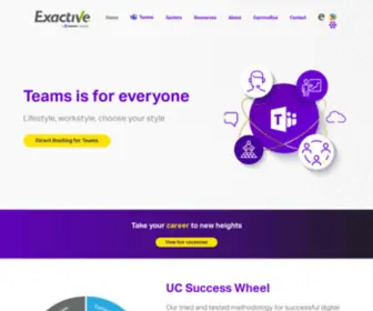 Exactive.co.uk(The elite force in Microsoft Teams Voice) Screenshot