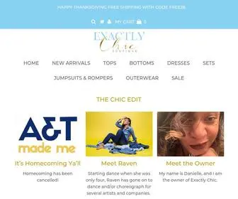 Exactlychic.com(Exactly Chic) Screenshot