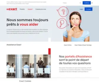 Exactonline.fr(Exact Online) Screenshot