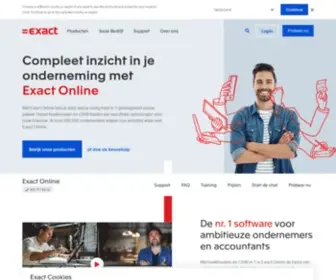 Exactonline.nl(Exact Online) Screenshot