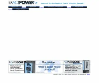 Exactpower.com(ExactPower) Screenshot