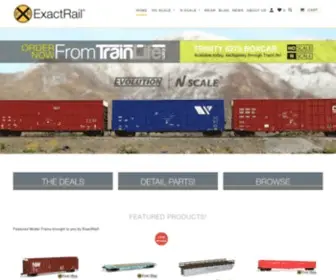 Exactrail.com(ExactRail HO & N Scale Model Trains) Screenshot