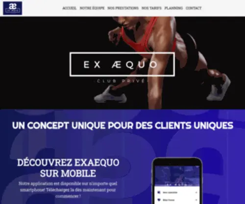 Exaequo-Merignac.com(Bienvenue) Screenshot