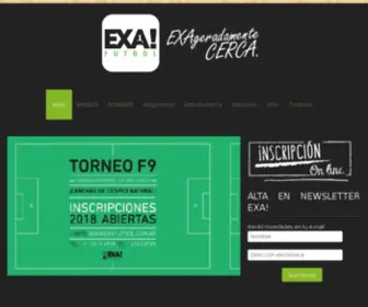 Exafutbol.com.ar(Exa Fútbol) Screenshot