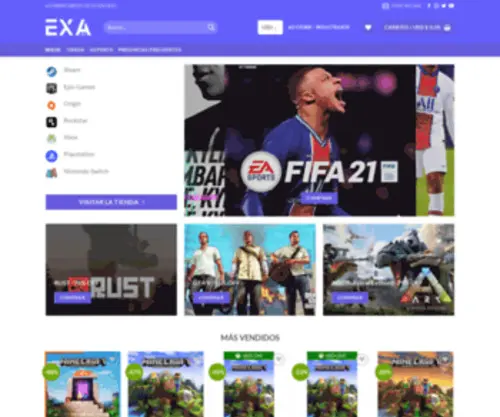Exa.gg(Tu tienda de juegos digitales) Screenshot