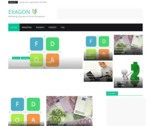 Exagon.org(Business et Vie en Entreprise) Screenshot