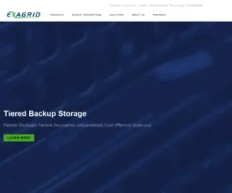 Exagrid.com(ExaGrid – Home) Screenshot