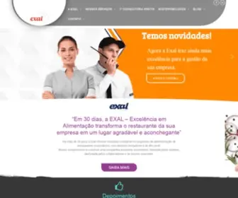 Exal.com.br(Excelência em Alimentação e Facilities) Screenshot