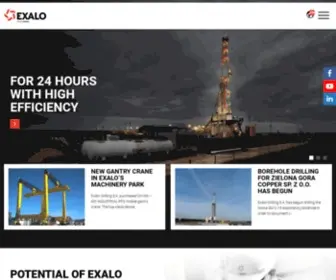 Exalodrilling.com(EXALO Drilling SA) Screenshot