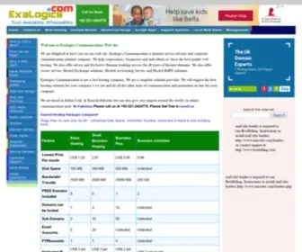 Exalogics.com(Exalogics Web hosting and domain consultant) Screenshot