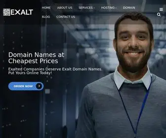 Exalt.net.au(Brisbane Web hosting) Screenshot