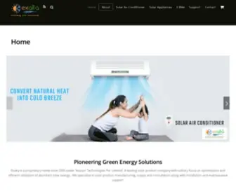 Exalta.co.in(Green Energy Innovations) Screenshot