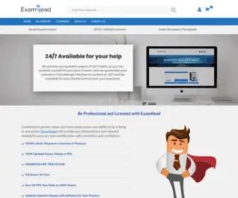 Exam4Lead.com(Prepare With Actual Exam Questions for Guaranteed Success) Screenshot