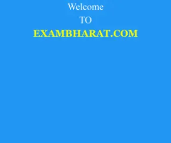 Exambharat.com(Exambharat) Screenshot