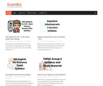 Exambia.com(Your Online Learning Partner) Screenshot