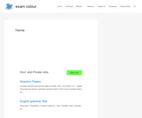 Examcolour.com(Examcolour) Screenshot