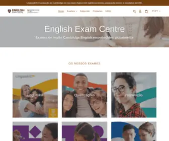 Examecambridge.online(Exame cambridge online) Screenshot