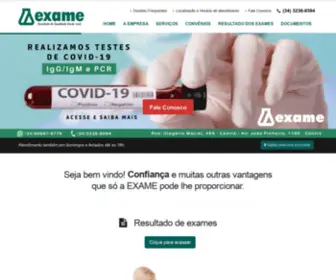 Examelaboratorio.com.br(Medicina Laboratorial) Screenshot