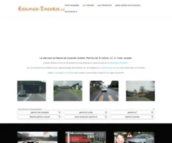 Examen-Theorie.ch(Le site pour la théorie de conduite routière) Screenshot