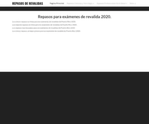 Examenespr.com(REPASOS DE REVALIDAS) Screenshot