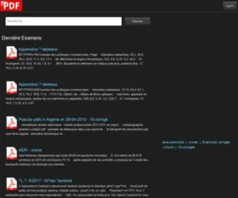 Examenscorriges.org(Examen corrige) Screenshot
