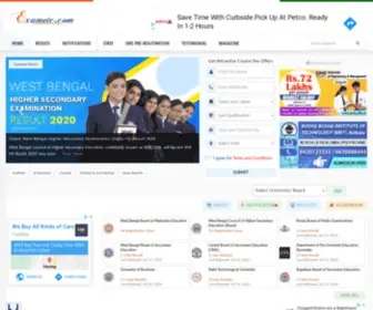 Exametc.com(India's #1 Unique Platform for Examination Result) Screenshot