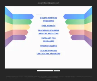 Examfeedback.net(examfeedback) Screenshot