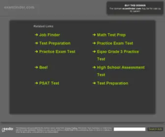 Examfinder.com(examfinder) Screenshot