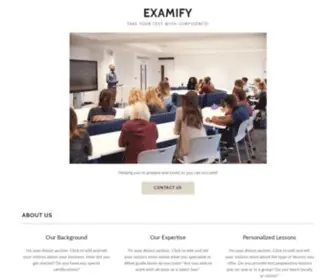 Examify.in(Online Learning and Education HTML5 Template) Screenshot