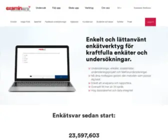 Examinare.se(Enkätverktyg) Screenshot