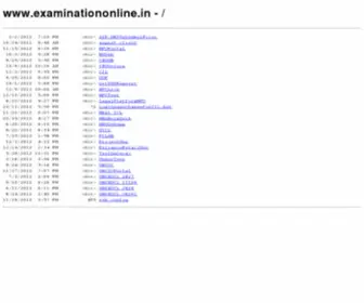 Examinationonline.in(Examinationonline) Screenshot