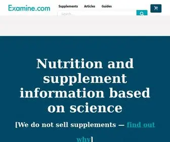 Examine.com(Independent scientific information on supplements & nutrition. Everything on) Screenshot