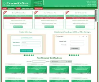 Examkiller.net(Leading World's IT Certification eLearning) Screenshot