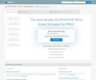 Examlab.org(Free SCJP/OCPJP Mock Exam Simulator) Screenshot