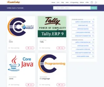 Examlookup.com(Online Quiz Java) Screenshot