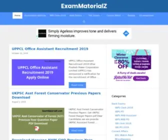 Exammaterialz.com(Competitive Exam Guidance) Screenshot