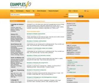 Examples10.com(Samples and support for your work) Screenshot