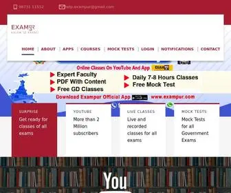 Exampur.com(Examपुर) Screenshot