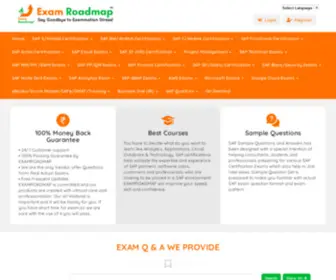 Examroadmap.com(SAP Certifications Preparation for All Levels) Screenshot