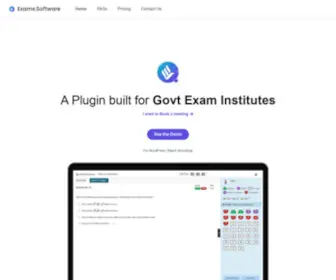 Exams.software(Govt Exam Software for WordPress) Screenshot