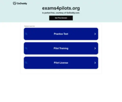 Exams4Pilots.org(Pilot Practice Page) Screenshot