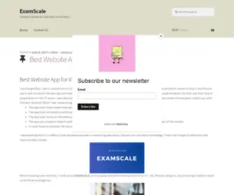 Examscale.com(Find Best Content for Your Exam at One Place) Screenshot