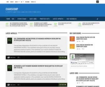 Examscomp.com(A COMPLETE COMPETITIVE EXAMS SOLUTION BY MAHA GUPTA) Screenshot