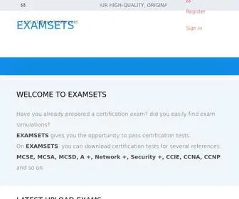 Examsets.com(VCE TO PDF Certifications Exams) Screenshot
