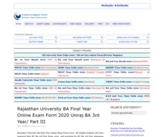 Examsleague.co.in(University Result) Screenshot