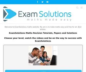 Examsolutions.net(ExamSolutions Maths) Screenshot