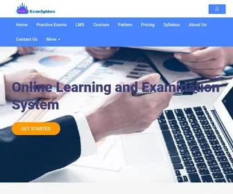 Examspiders.co.in(Online Learning and Examination System) Screenshot