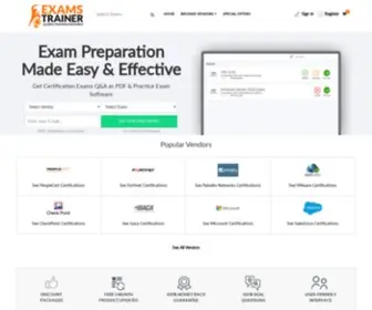 Examstrainer.com(ExamsTrainer) Screenshot