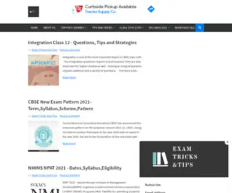Examstrickstips.in(Exams Tricks and Tips) Screenshot