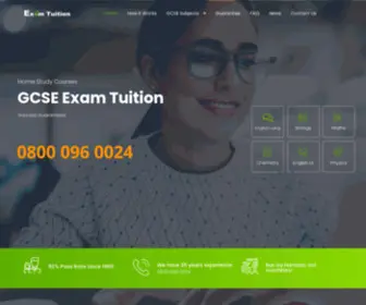 Examtuition.com(Gcse distance learning) Screenshot